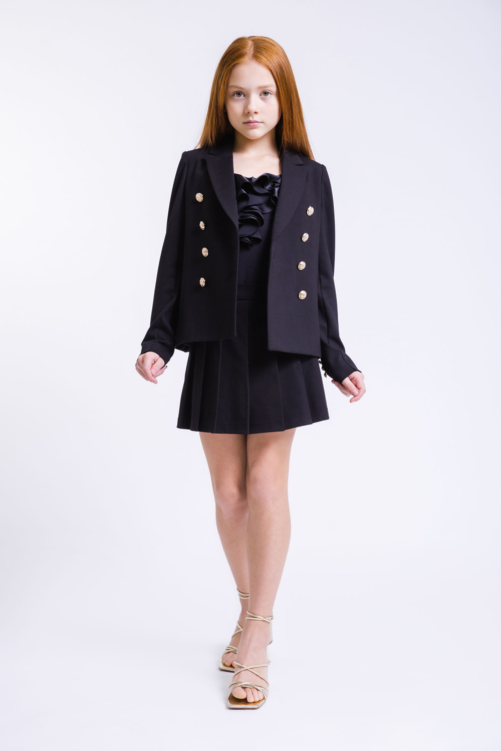 картинка Юбка-шорты FSL-545-126-ВВОК (черный) от магазина Маленькая Леди