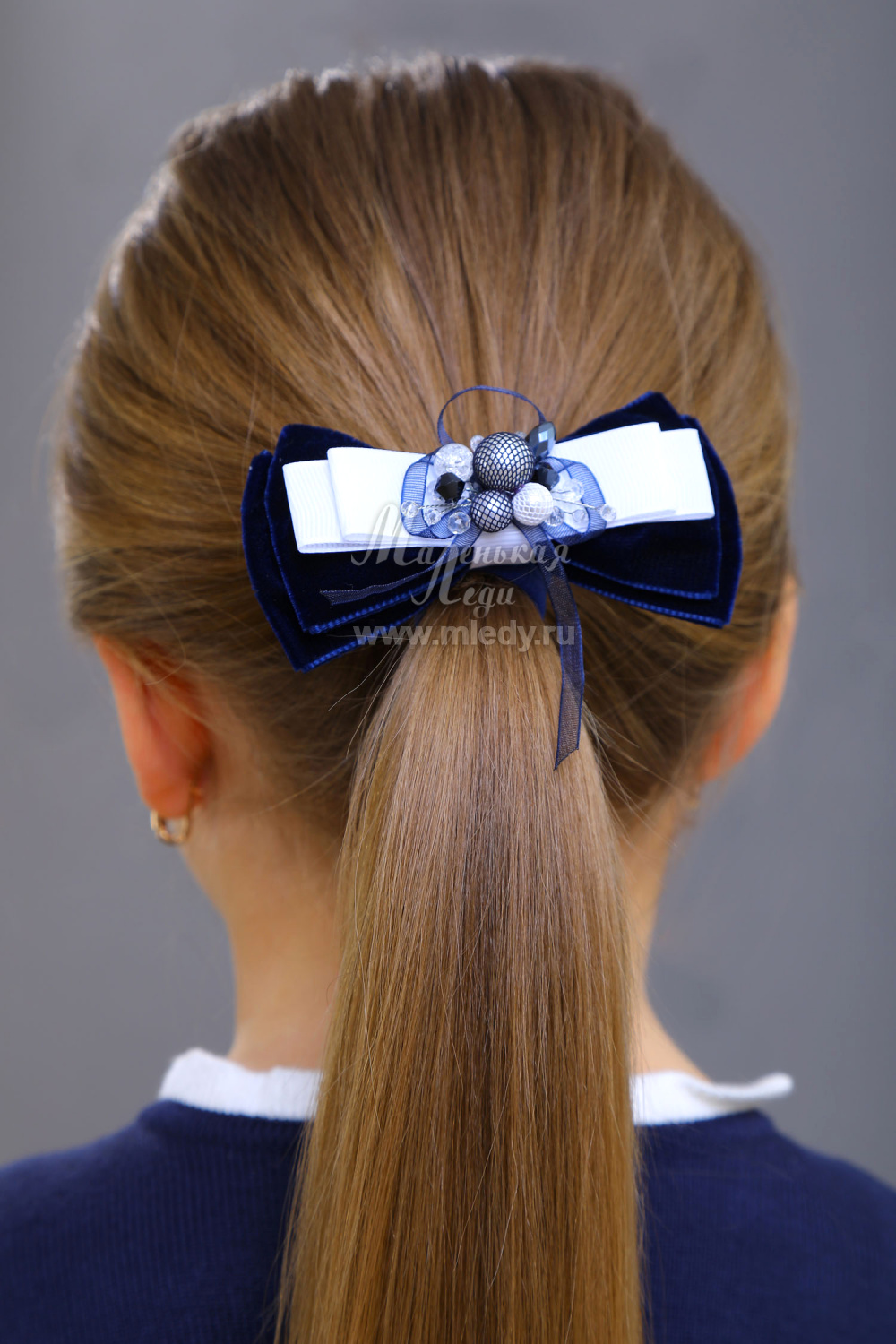 картинка Резинка для волос 22009рб42 (синий) от магазина Маленькая Леди