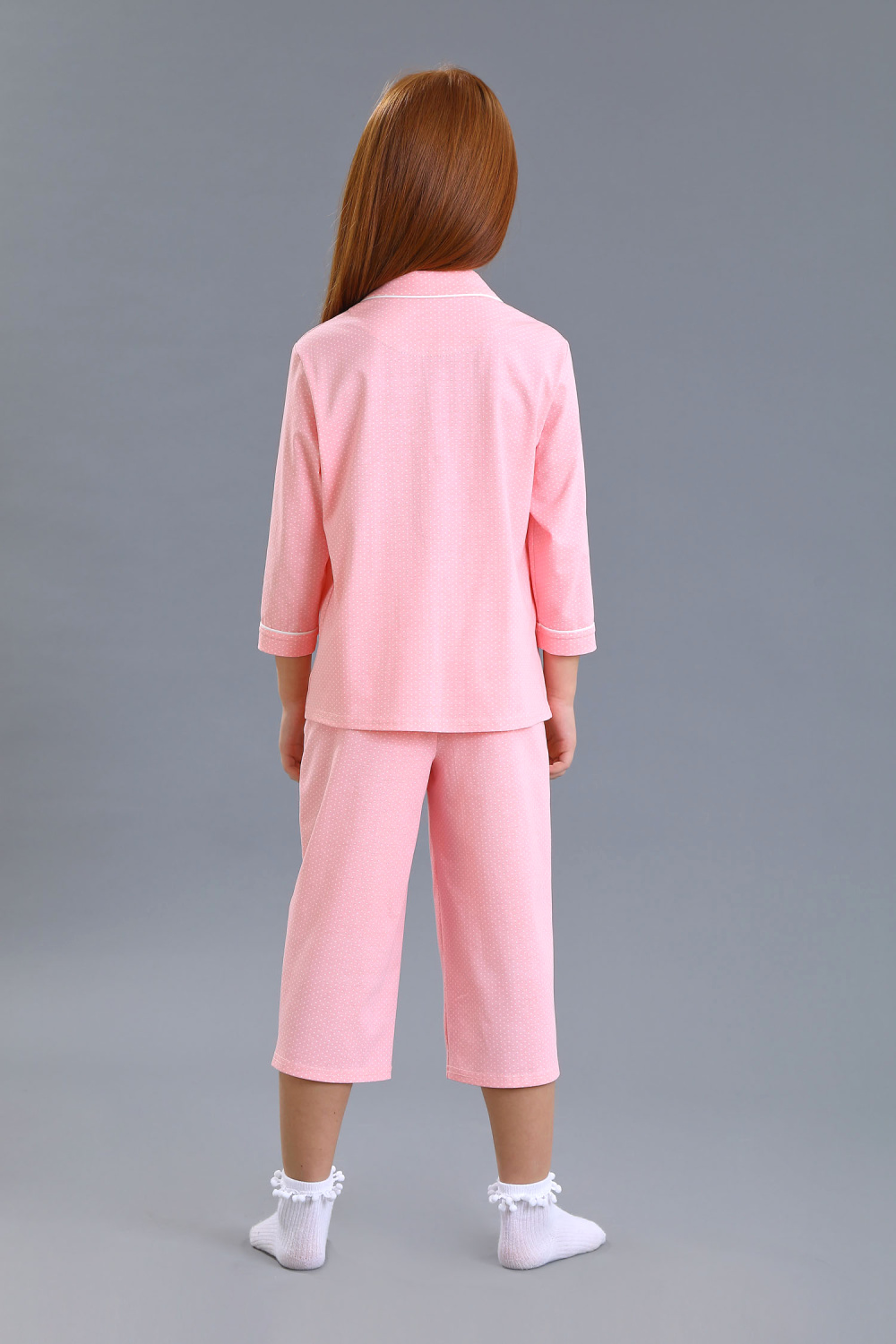  Пижама для девочки из трикотажа хлопкового, цвет 