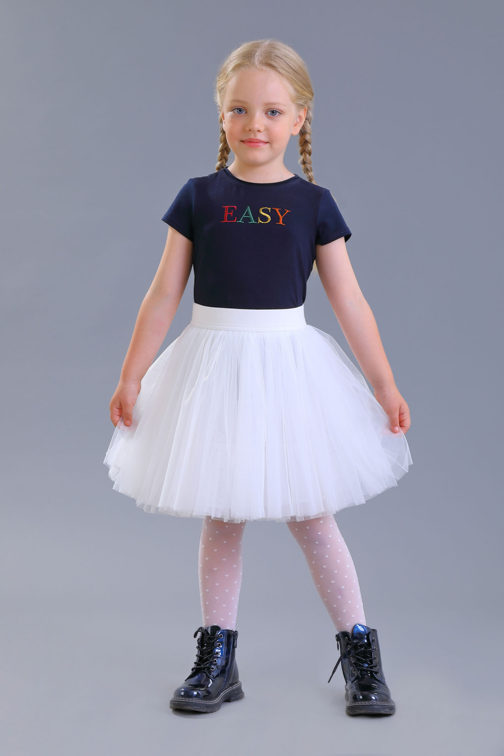 картинка Юбка 1687/3-422-СМЕФ (молочный) от магазина Маленькая Леди