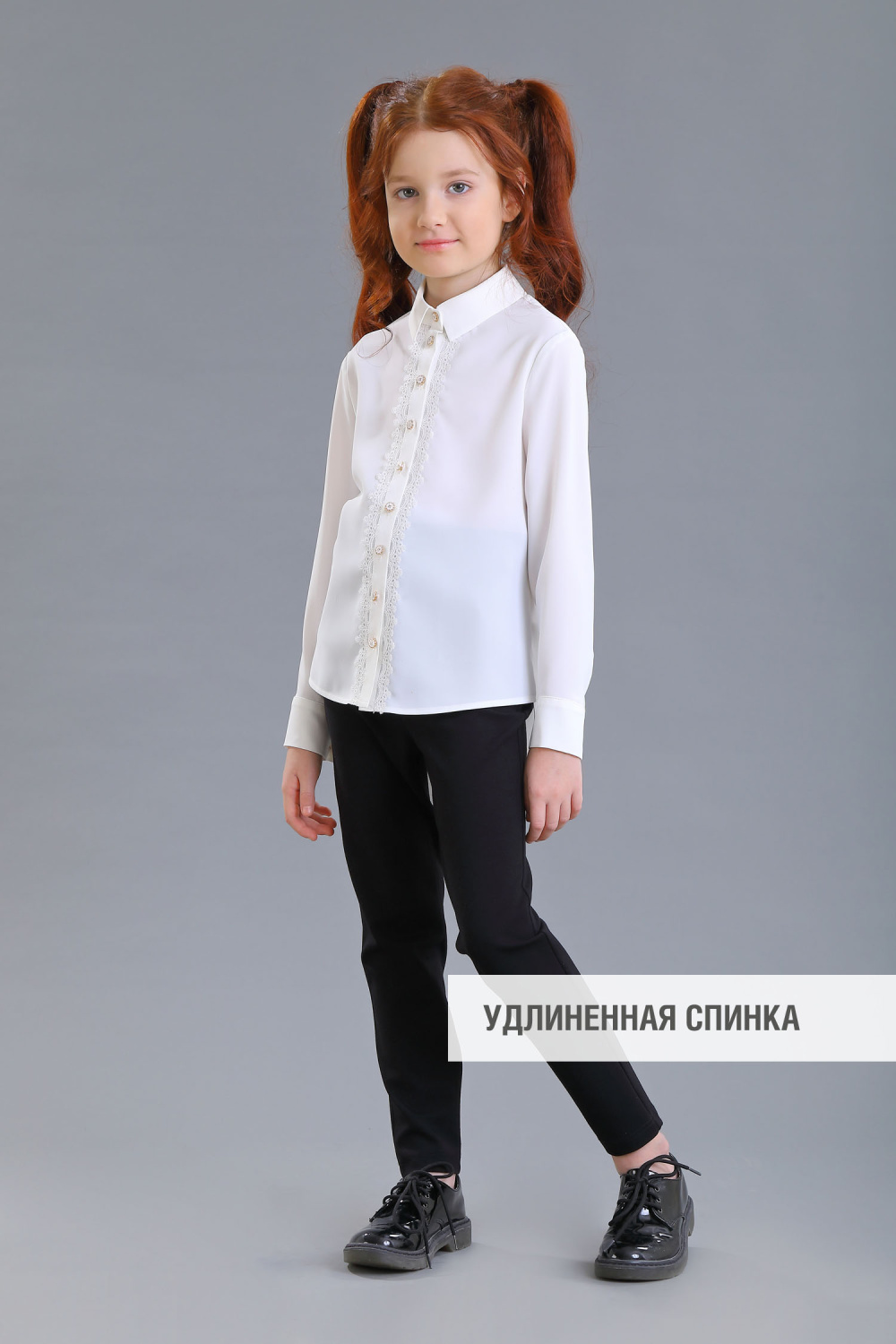 картинка Блузка 2072/2-522-ВПБЛ (молочный) от магазина Маленькая Леди