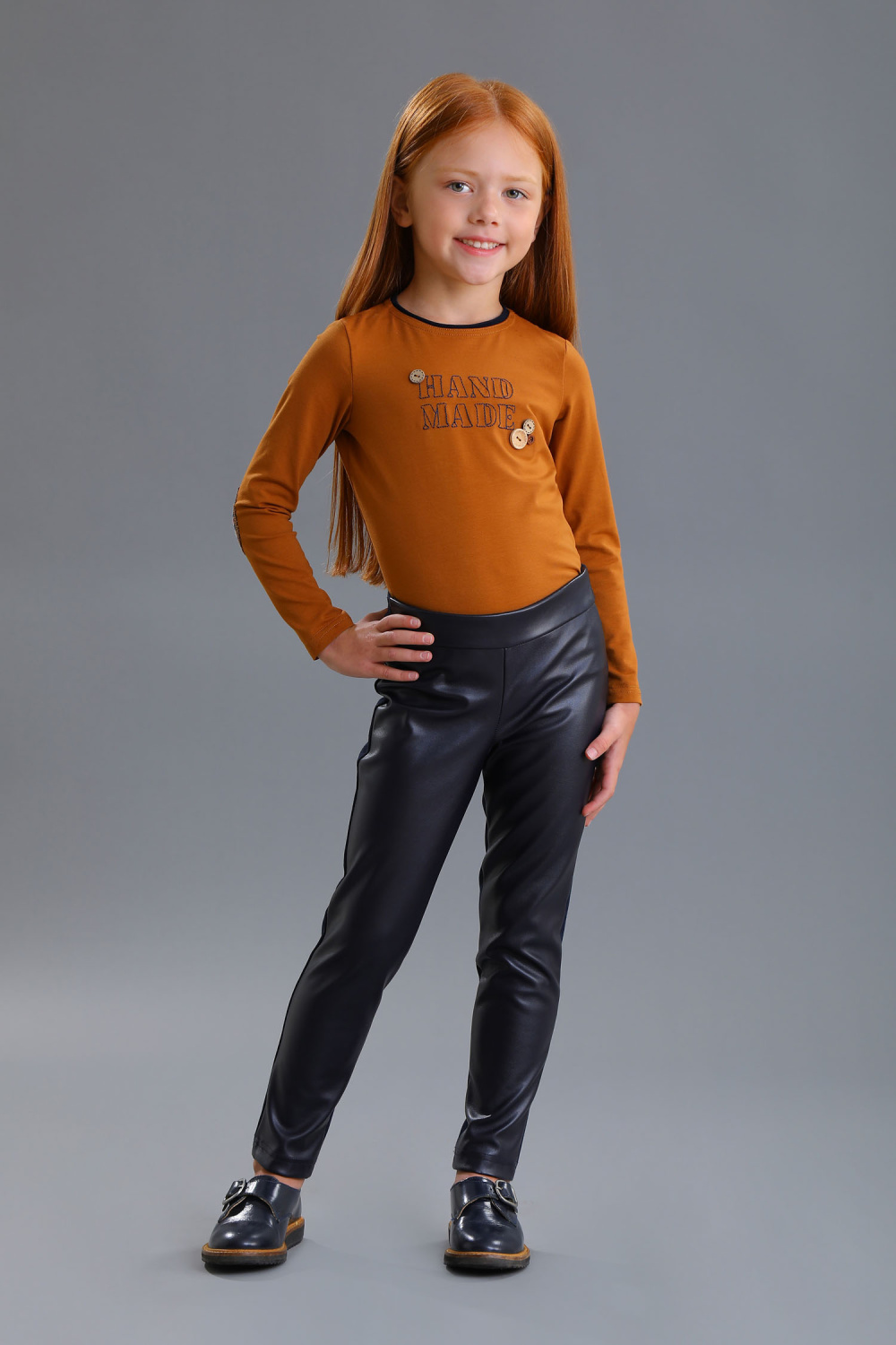 картинка Лонгслив 2333/1-421-ТХК-180 (охра) от магазина Маленькая Леди