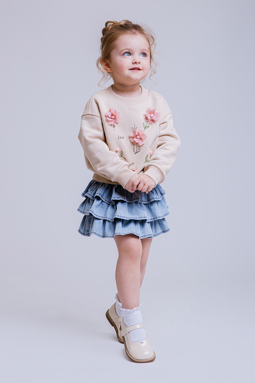 картинка Джемпер 2783/5-326-ТХФТ (песочный) от магазина Маленькая Леди