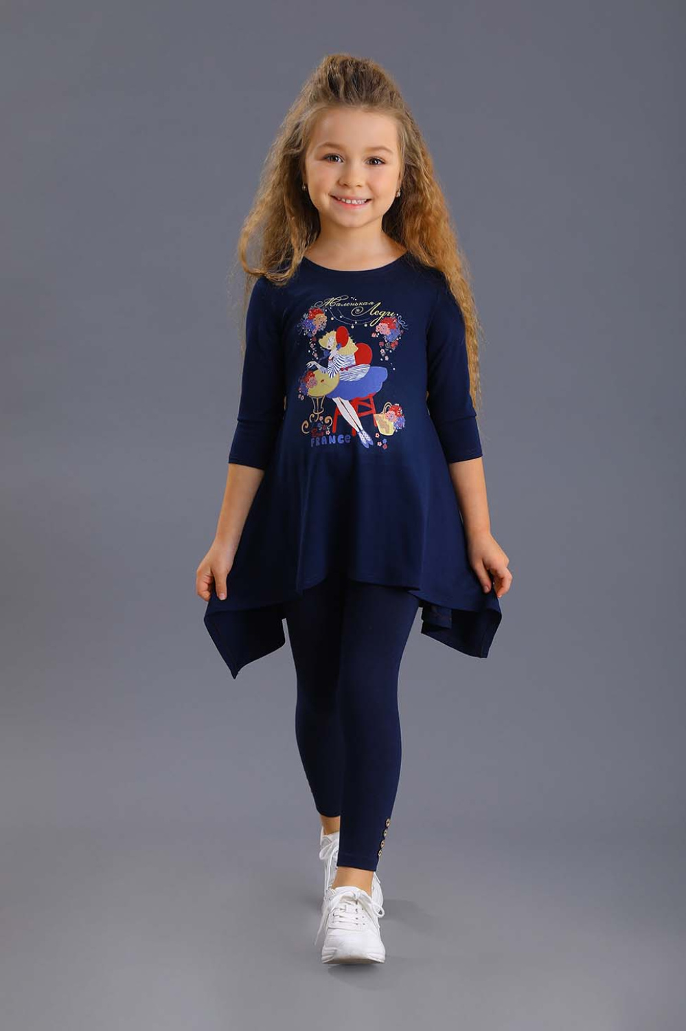 картинка Туника 2105-320-ТВК-210 (синий) от магазина Маленькая Леди