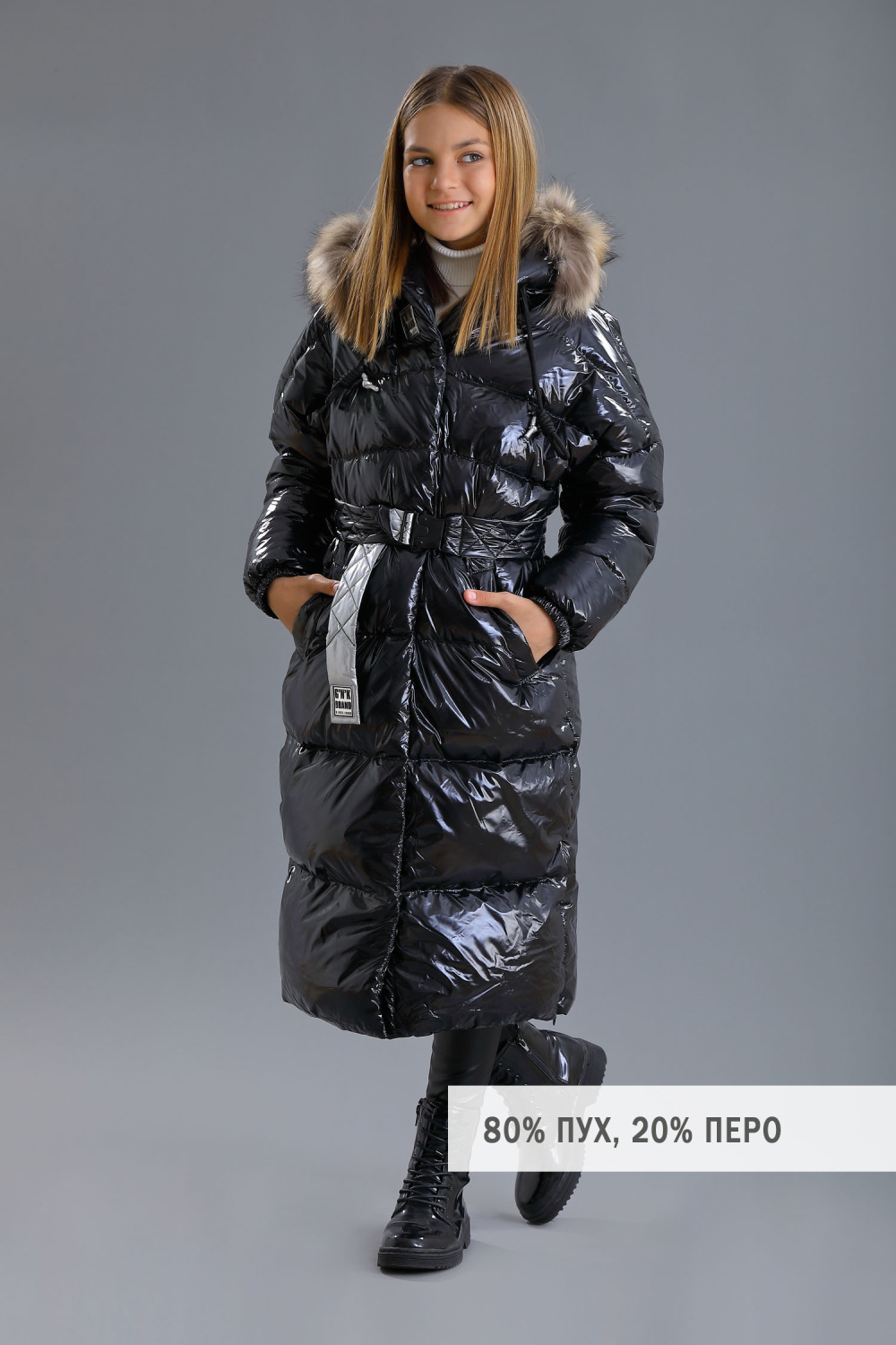 картинка Пуховик GNK925 (черный) от магазина Маленькая Леди