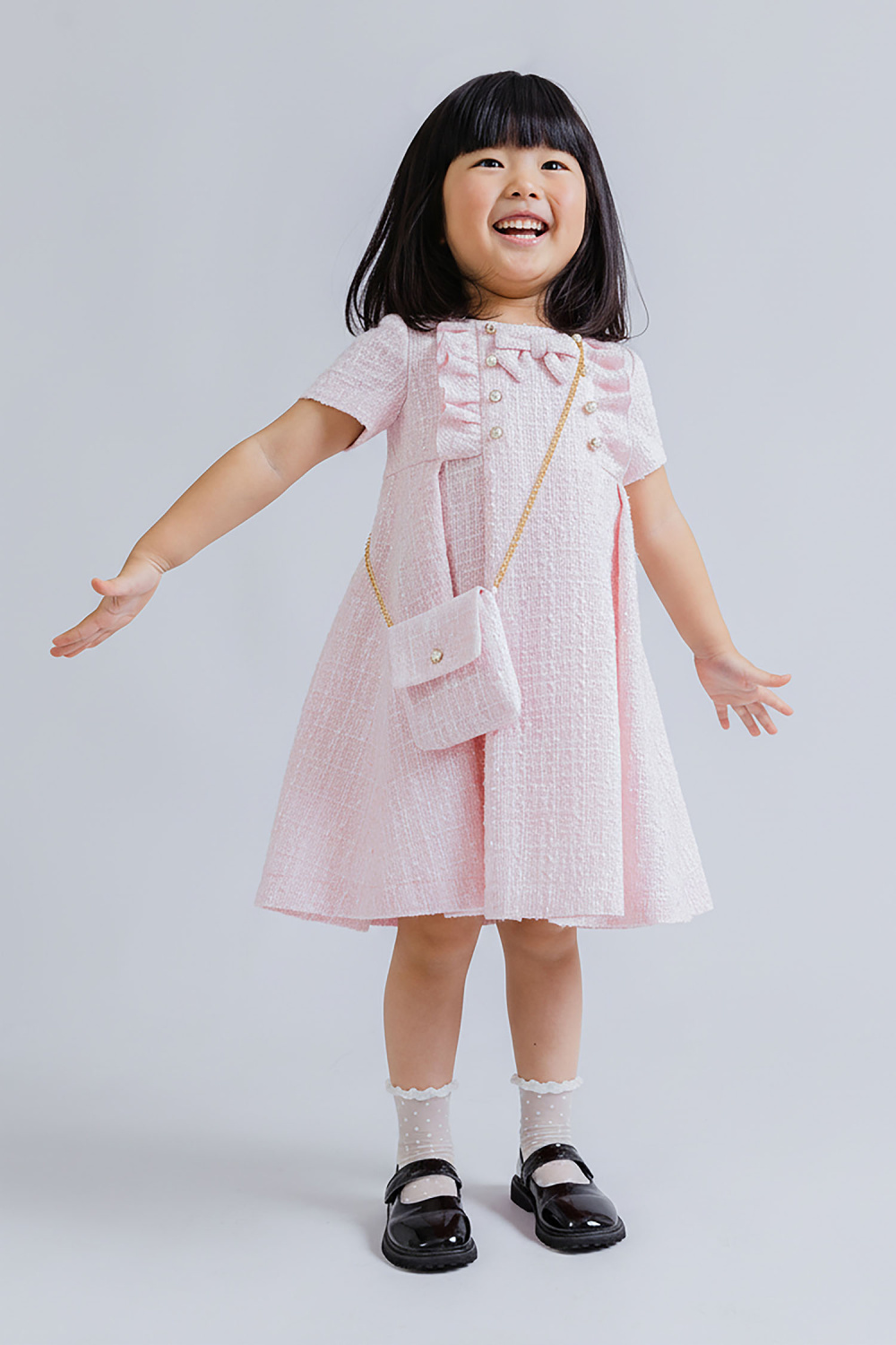 картинка Платье нарядное 2970-126-ВПБХ (розовый) от магазина Маленькая Леди