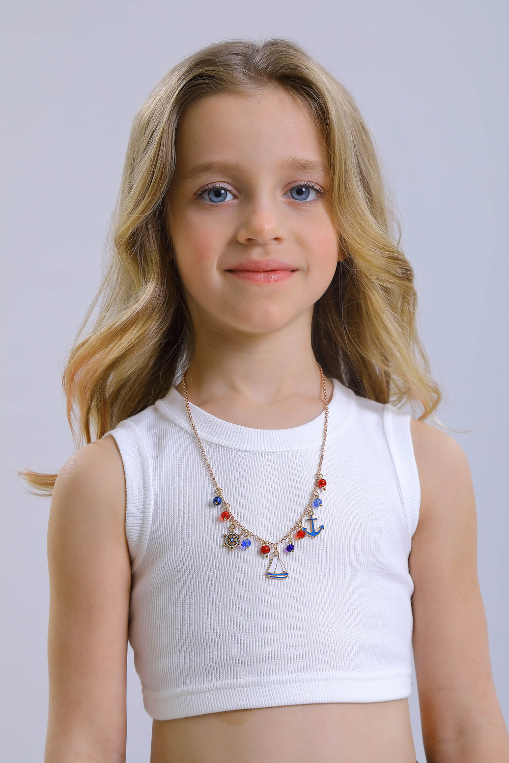 картинка Колье 12517цп01 (белый) от магазина Маленькая Леди