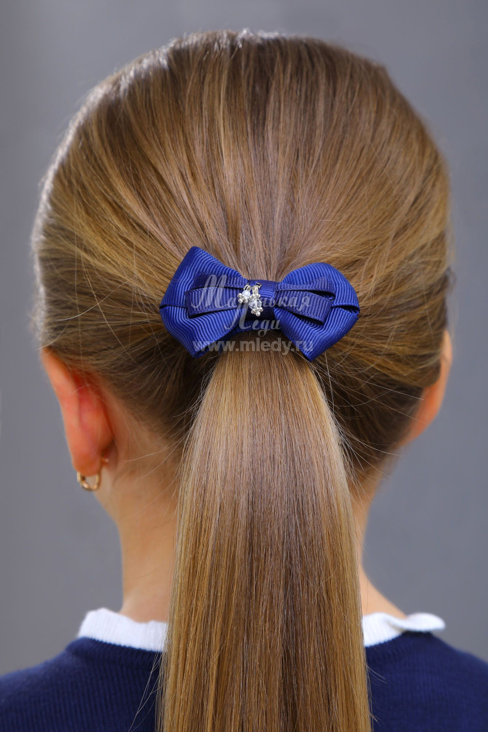 картинка Резинка для волос 22017рм42 (синий) от магазина Маленькая Леди