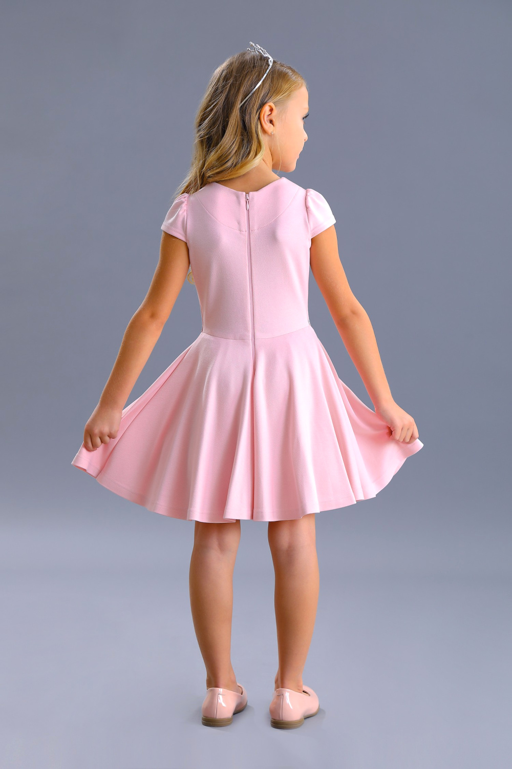 Нарядное Платье нарядное для девочки из джерси, цвет 