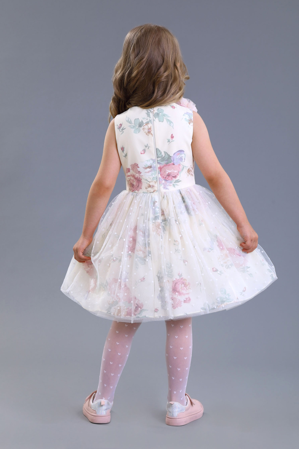 Нарядное Платье нарядное для девочки из шифона, цвет 