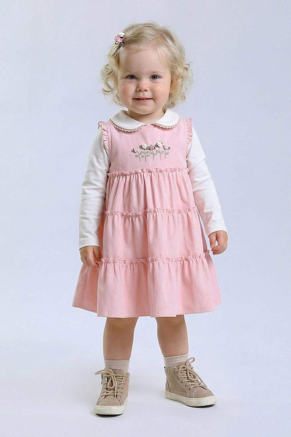 картинка Сарафан 2958Я-425-ВХВ (пудровый розовый) от магазина Маленькая Леди