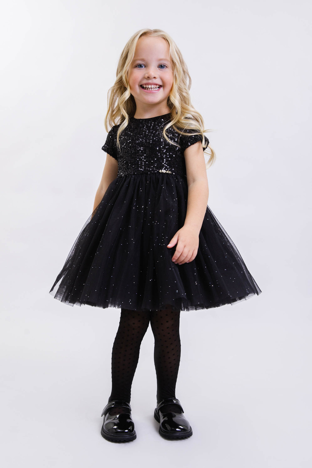 картинка Платье нарядное 2996/1-126-СПГ (черный) от магазина Маленькая Леди