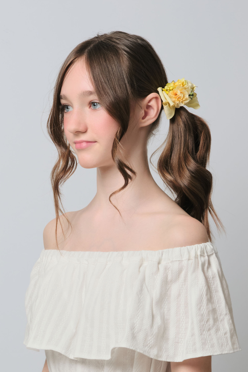 картинка Резинка для волос 12613рб50 (желтый) от магазина Маленькая Леди