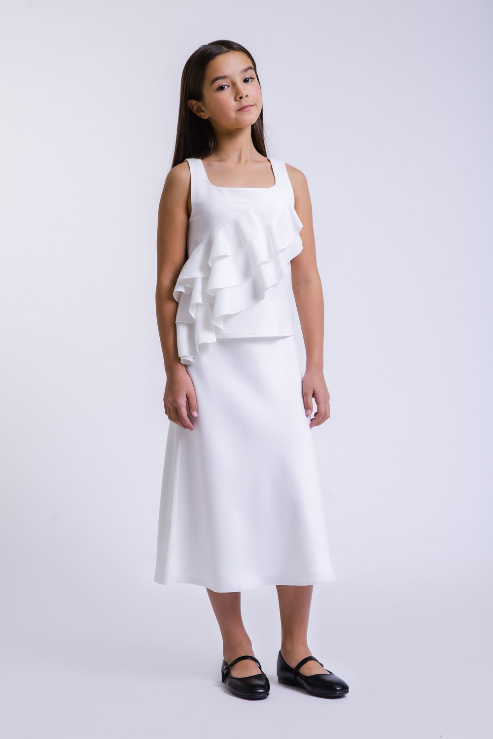 картинка Юбка FSL-487-126-ВПА (молочный) от магазина Маленькая Леди