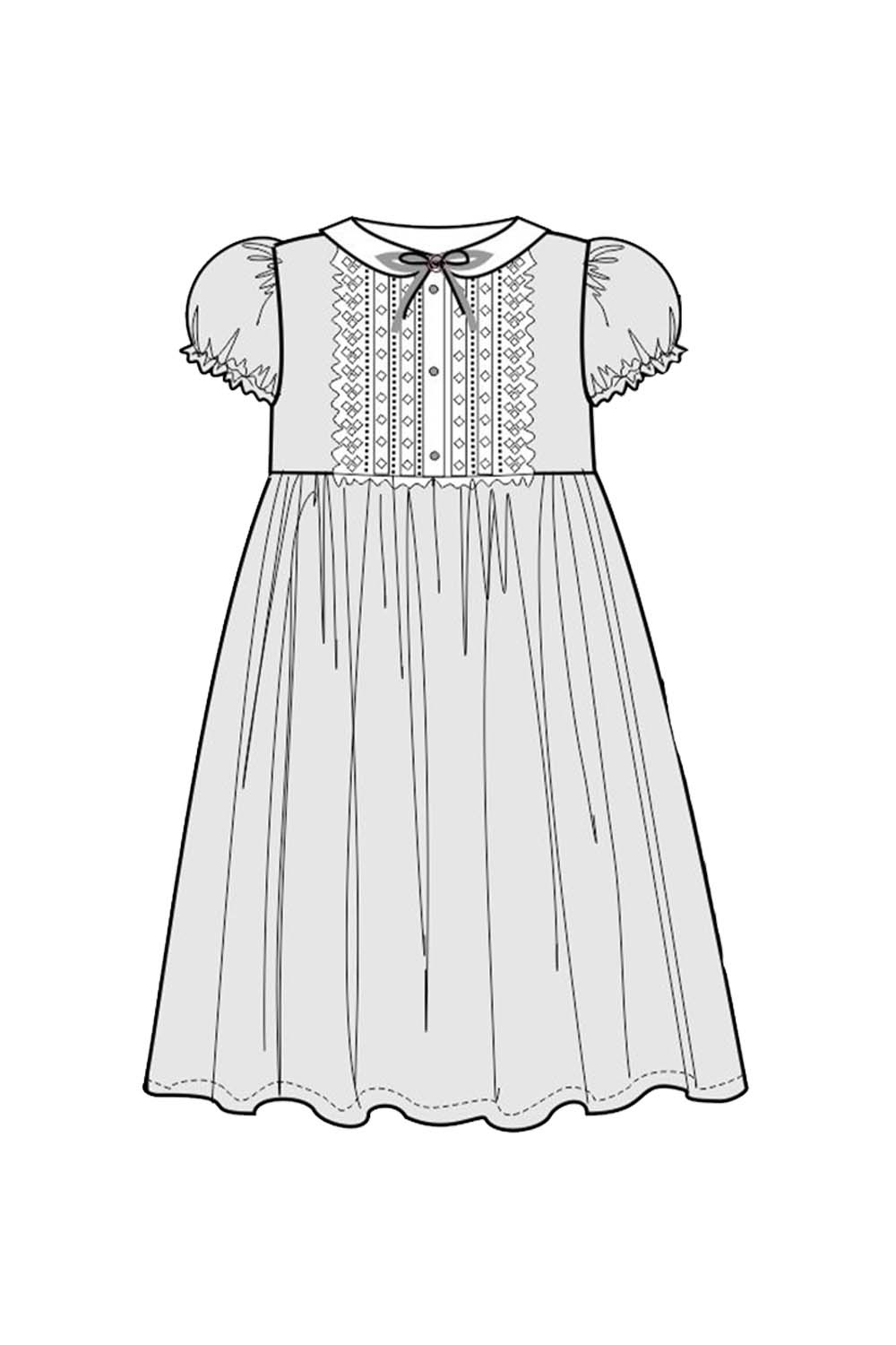 картинка Платье 2347/2Я-326-ВХМ (сливочный) от магазина Маленькая Леди