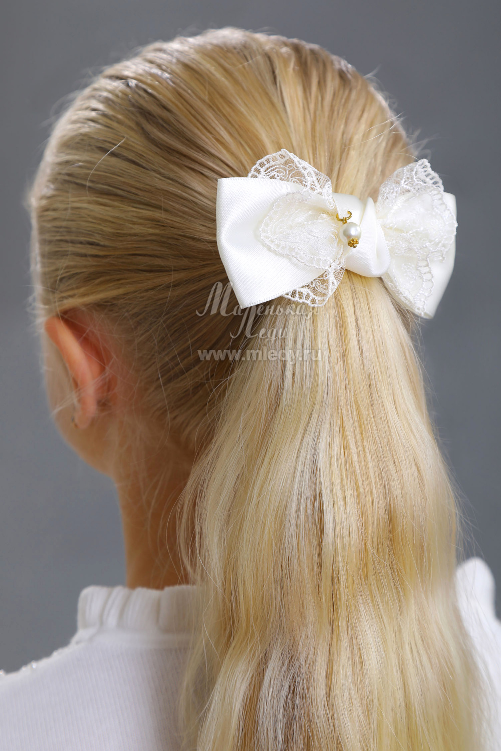  Резинка для волос для девочки из эластичного материала, цвет 