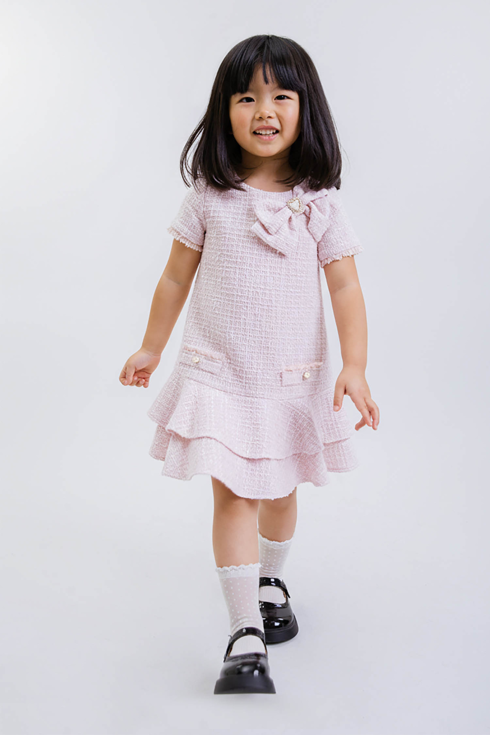 картинка Платье нарядное 2964-126-ВПБХ (розовый) от магазина Маленькая Леди