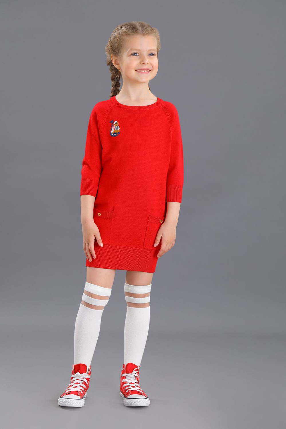 картинка Платье FSL-09702А-719 (красный) от магазина Маленькая Леди