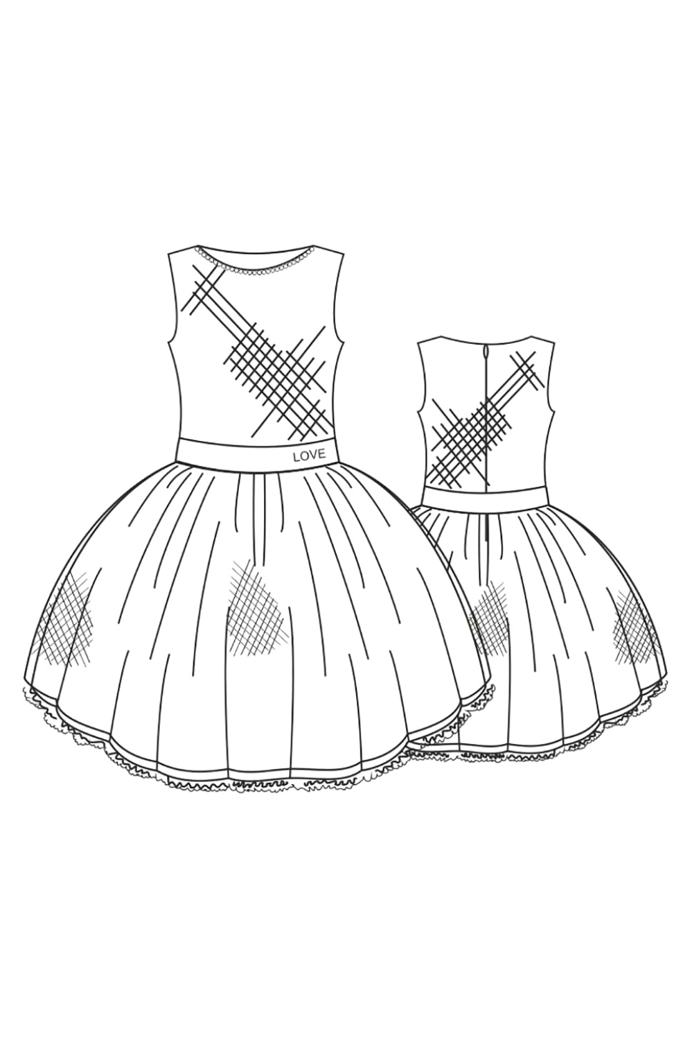 Нарядное Платье нарядное для девочки из жаккарда, цвет 