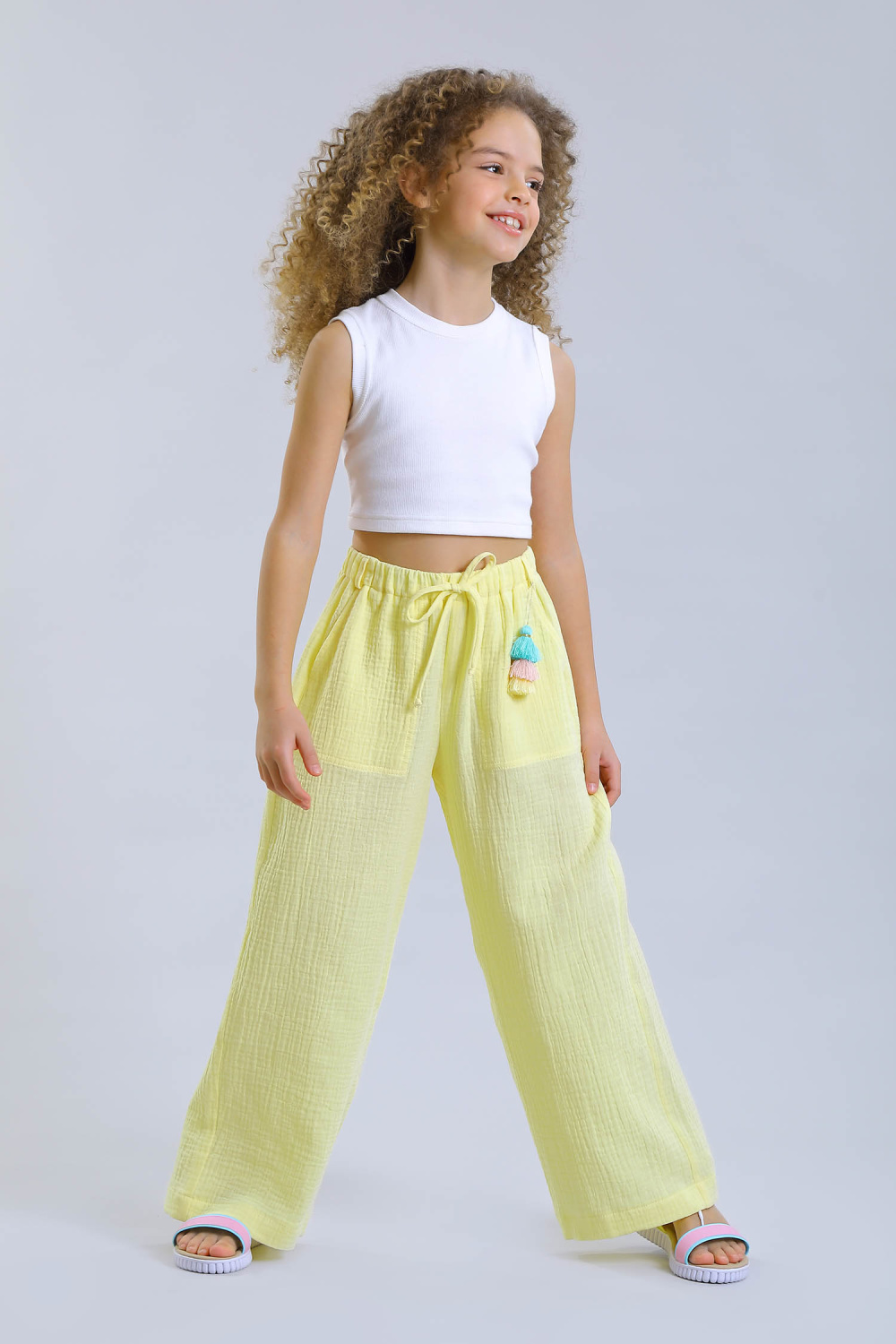 картинка Брюки FSL-509-326-ВХМ (желтый) от магазина Маленькая Леди