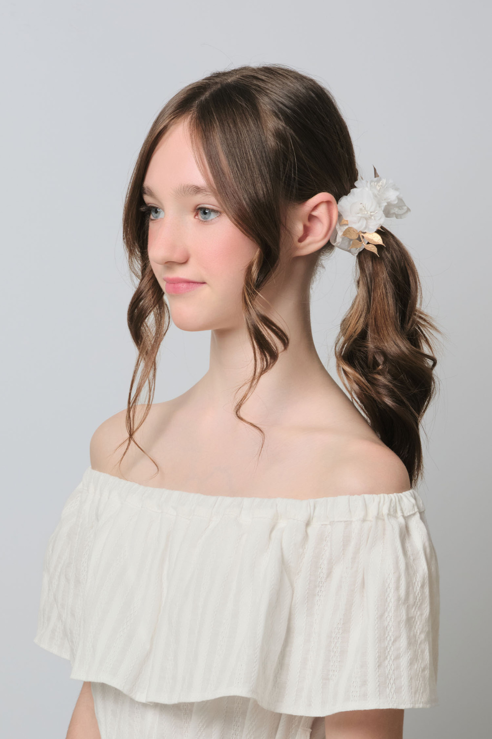 картинка Резинка для волос 12614рб01 (белый) от магазина Маленькая Леди