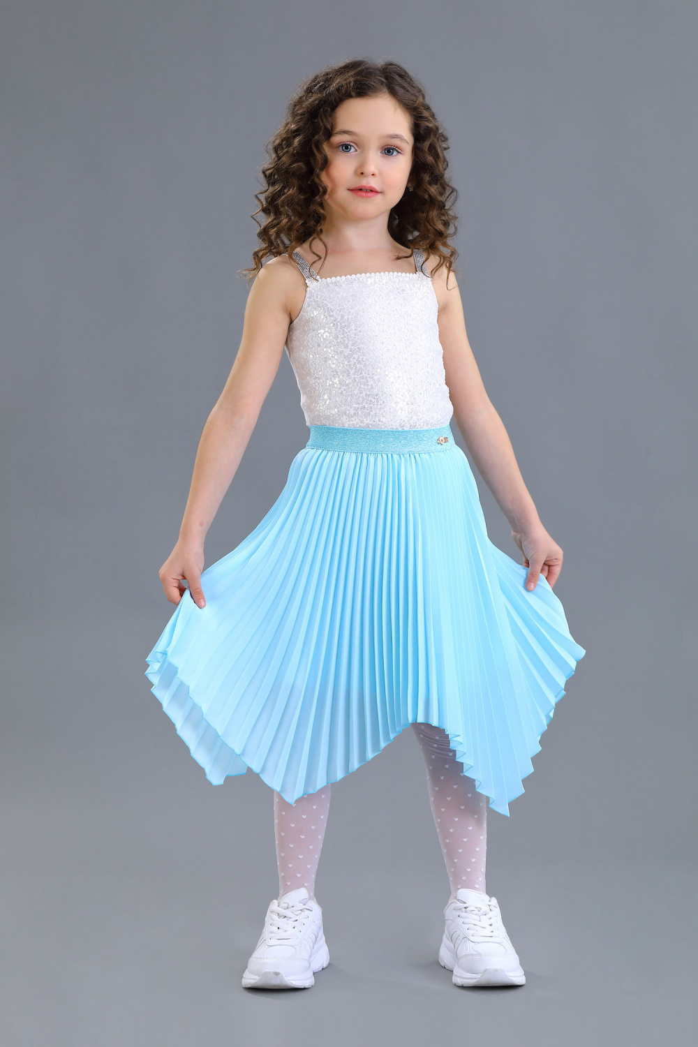 картинка Юбка 2374-122-ВПЖ (голубой) от магазина Маленькая Леди