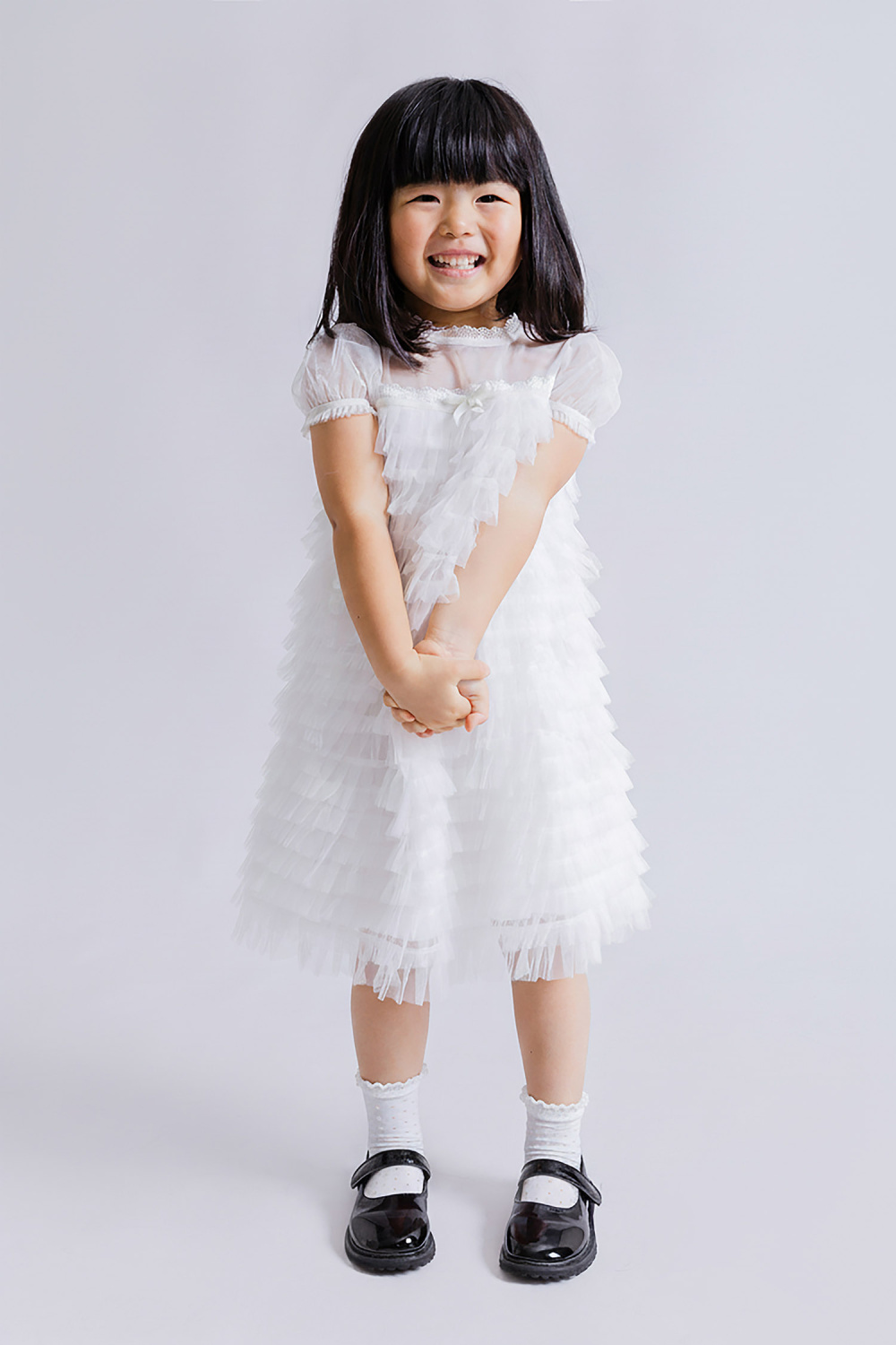 картинка Платье нарядное 2976-126-СМР (молочный) от магазина Маленькая Леди