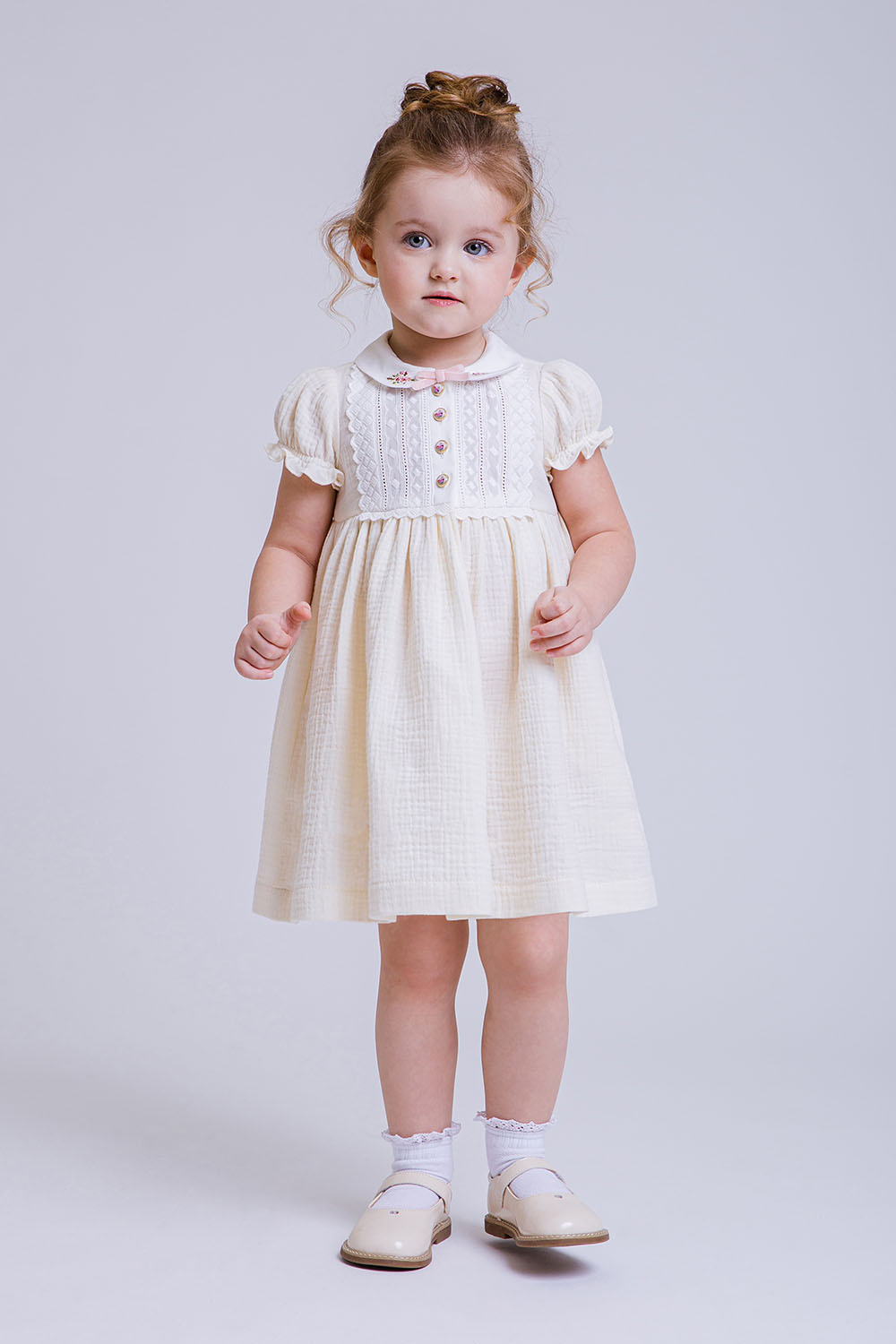 картинка Платье 2347/2Я-326-ВХМ (сливочный) от магазина Маленькая Леди