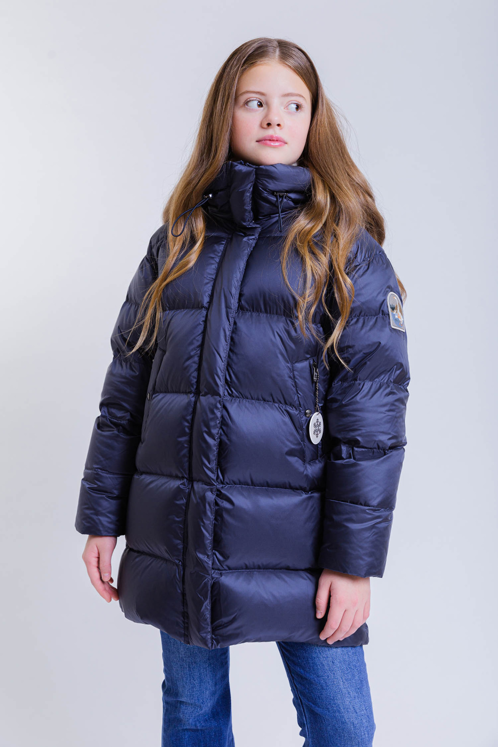 картинка Пуховик 25891Аm-023 (синий) от магазина Маленькая Леди