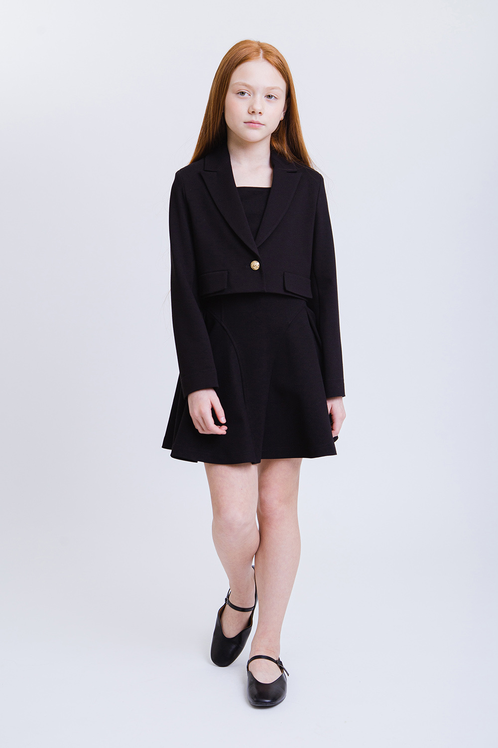 картинка Жакет FSL-567-326-ТВК-340 (черный) от магазина Маленькая Леди