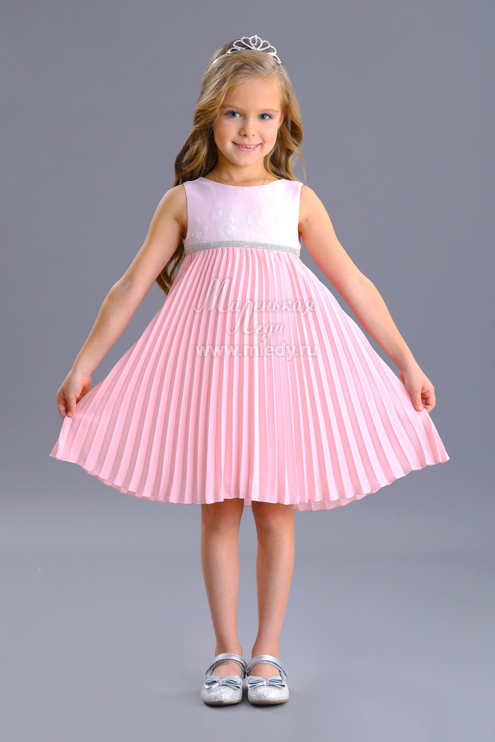 картинка Платье 2222-121-ВПЖ (розовый) от магазина Маленькая Леди