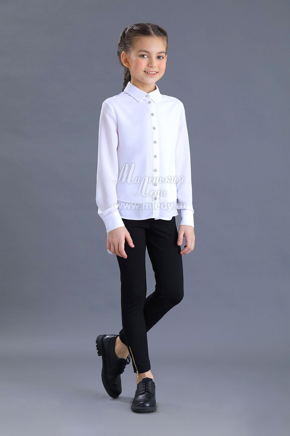 картинка Блузка 2072-520-ВПШС (белый) от магазина Маленькая Леди