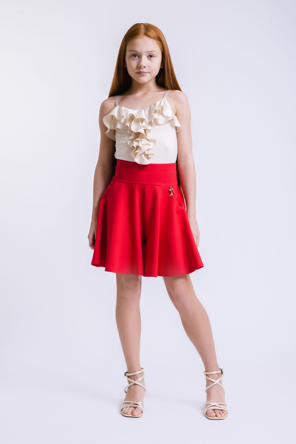 картинка Шорты FSL-358/1-126-ТВК-340 (красный) от магазина Маленькая Леди