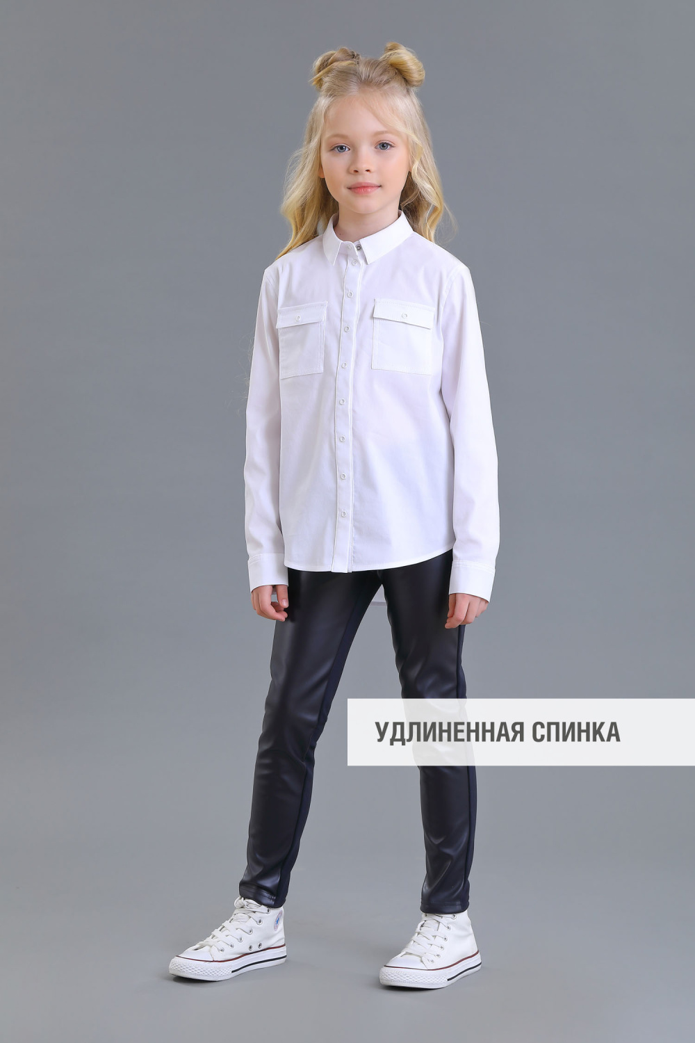 картинка Рубашка 2332/2-522-ВХБПЭ (белый) от магазина Маленькая Леди
