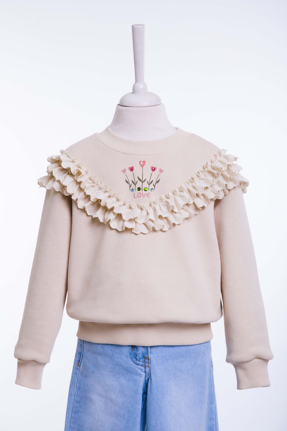 картинка Джемпер 2783/6-326-ТХФТ (песочный) от магазина Маленькая Леди