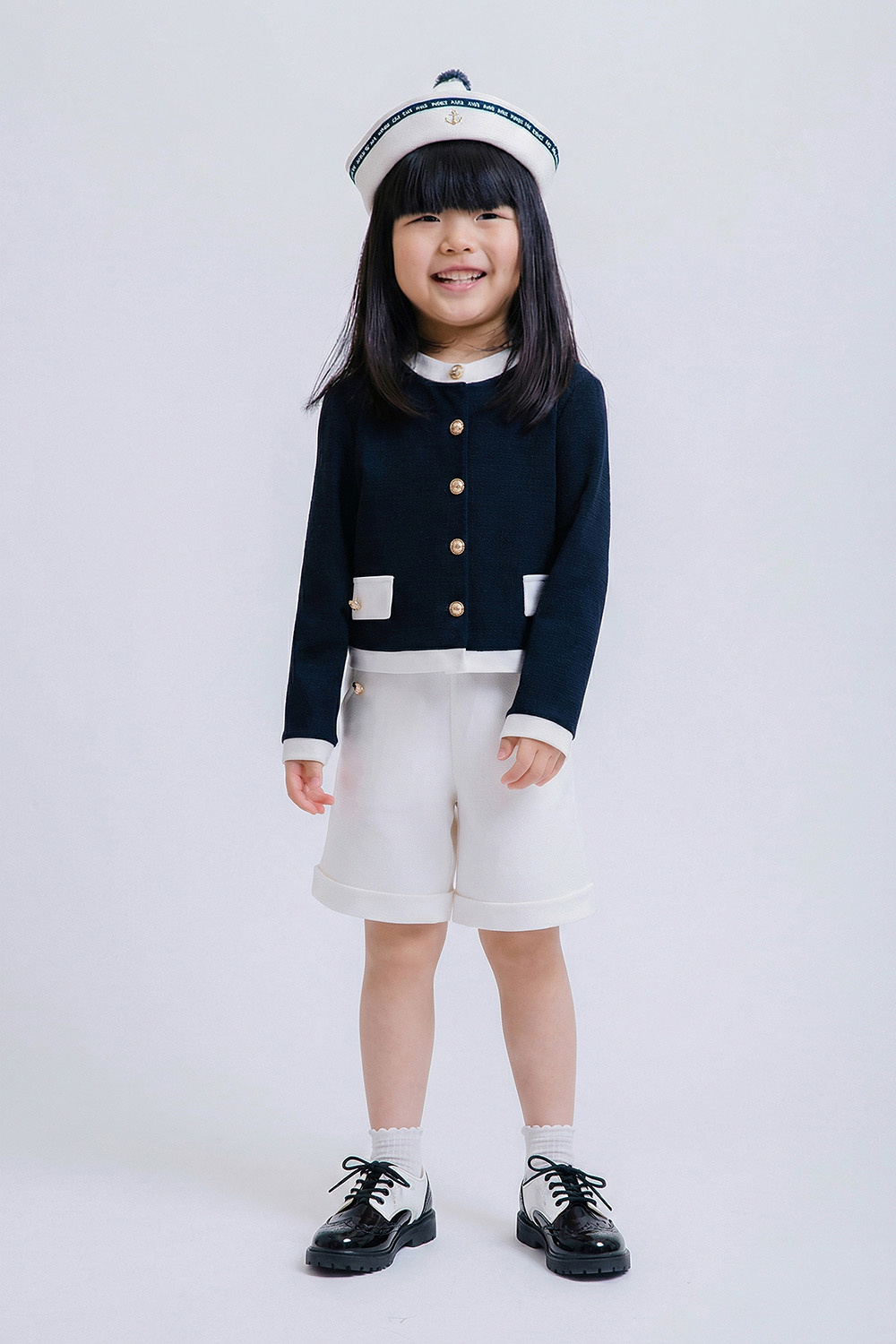 картинка Жакет 3029-326-ТВК-340 (синий отд молочный) от магазина Маленькая Леди