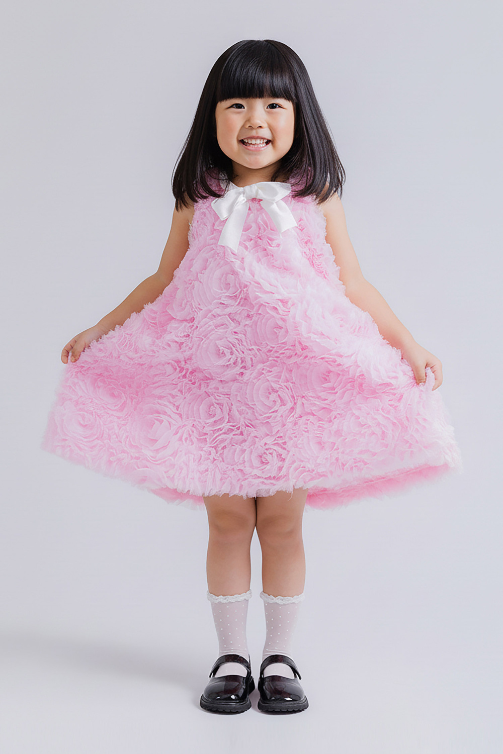 картинка Платье нарядное 2978-126-ВПШ (розовый отд молочный) от магазина Маленькая Леди