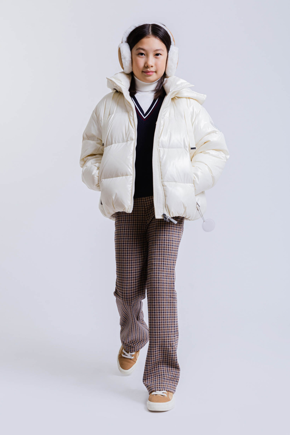 картинка Куртка-пуховик FSL-42900Am-024 (молочный) от магазина Маленькая Леди