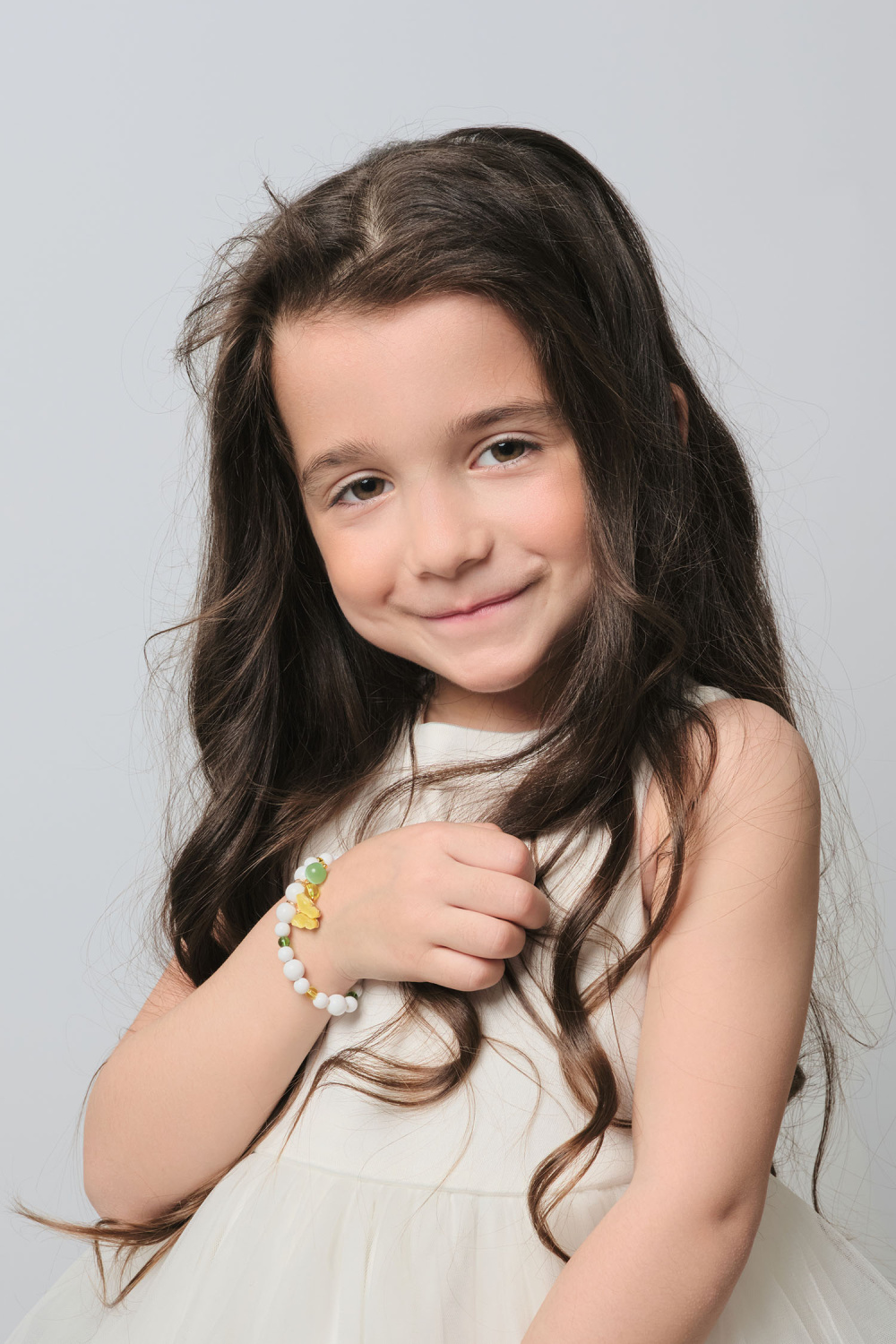 картинка Браслет 12605бр01 (белый) от магазина Маленькая Леди