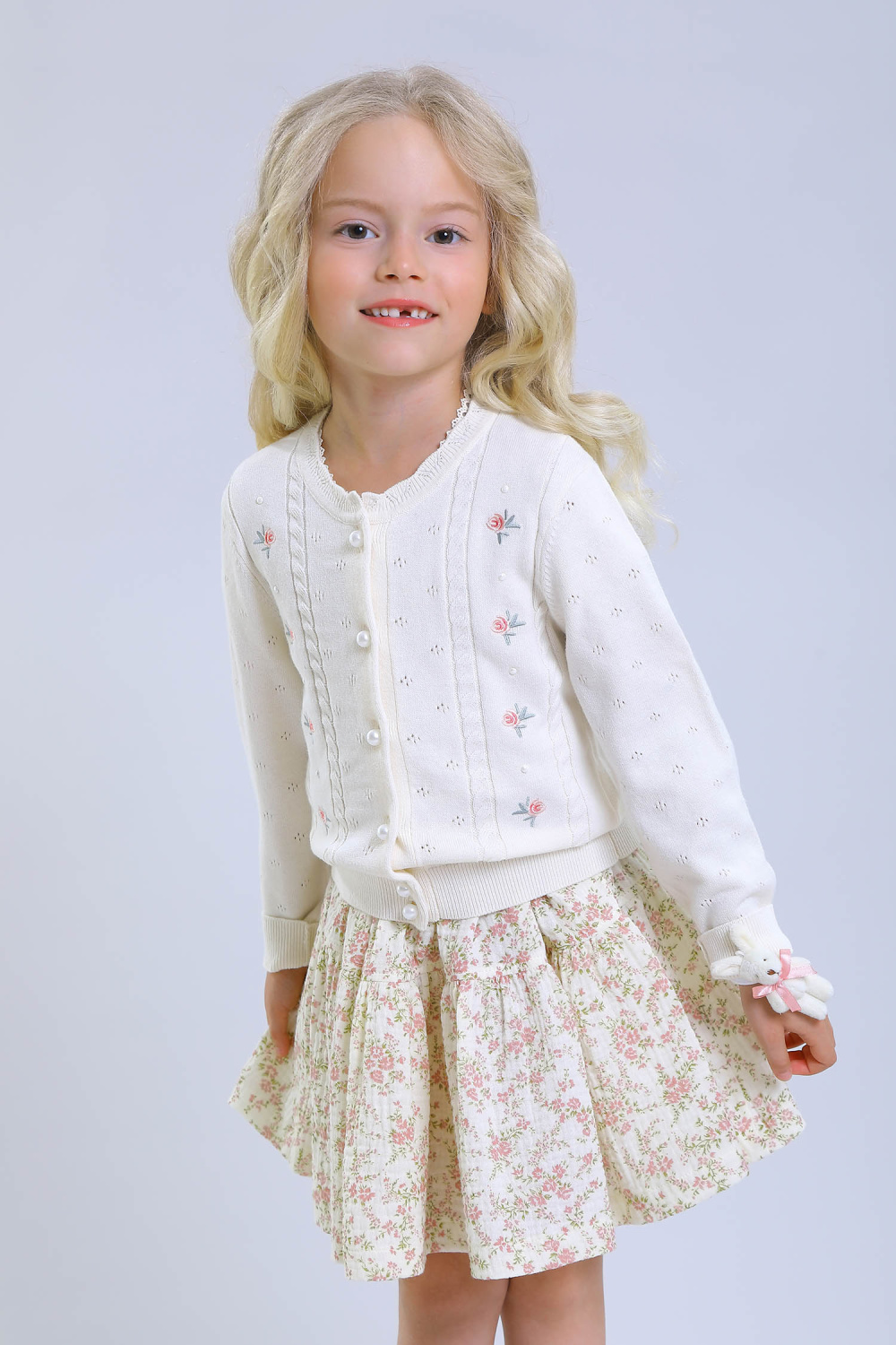 картинка Кардиган FSL-47200Am-725 (молочный) от магазина Маленькая Леди