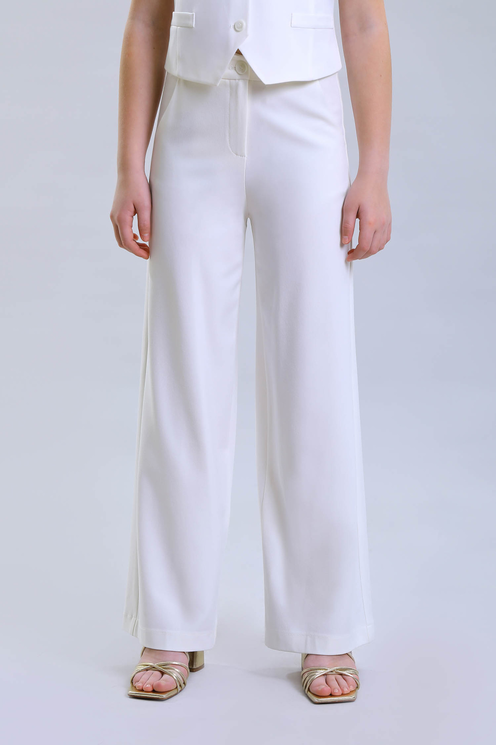 картинка Брюки FSL-375-126-ВВОК (молочный) от магазина Маленькая Леди