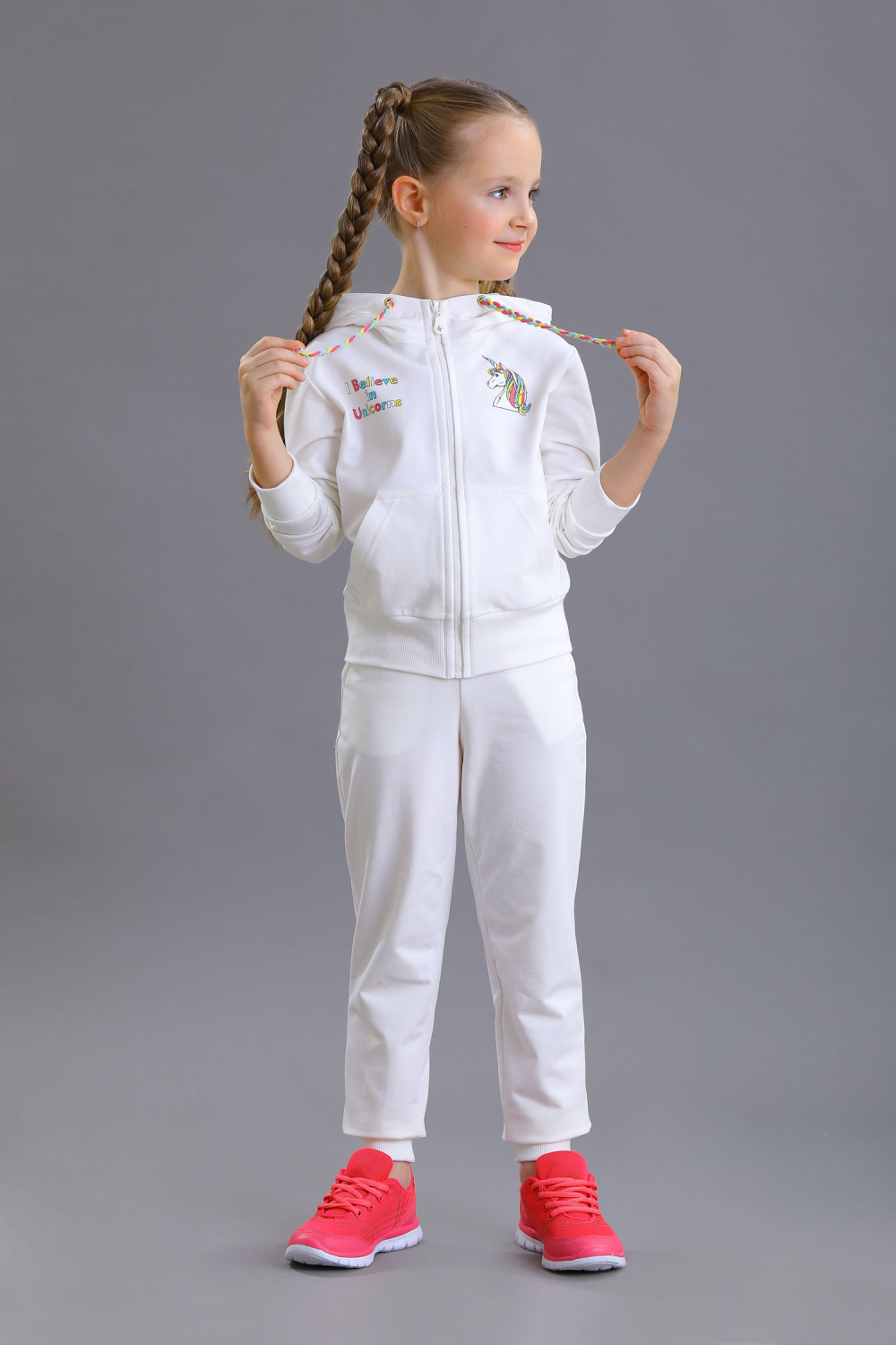 картинка Толстовка 2233/1-321-ТХФЭ (молочный) от магазина Маленькая Леди