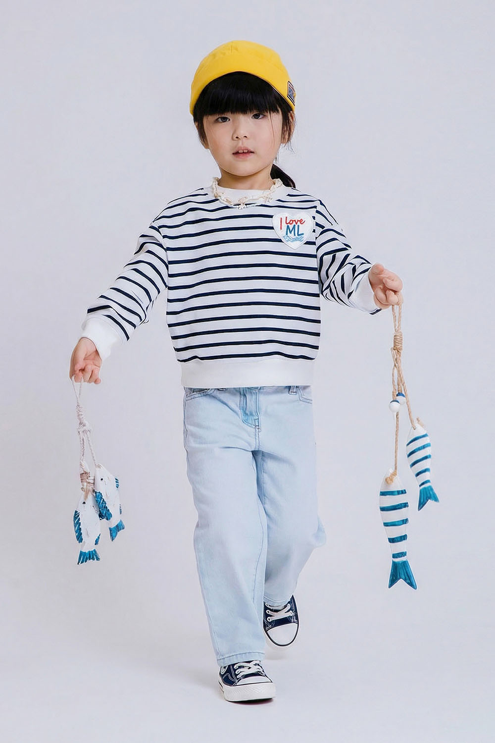 картинка Джемпер 2783/7-326-ТХФЭ (молочный+синий) от магазина Маленькая Леди