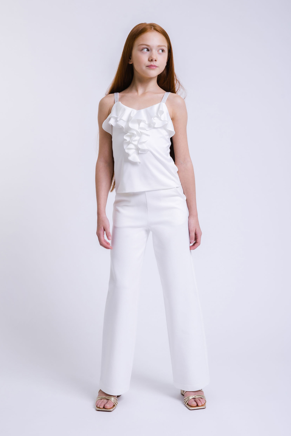 картинка Брюки FSL-359-126-ТВК-340 (молочный) от магазина Маленькая Леди