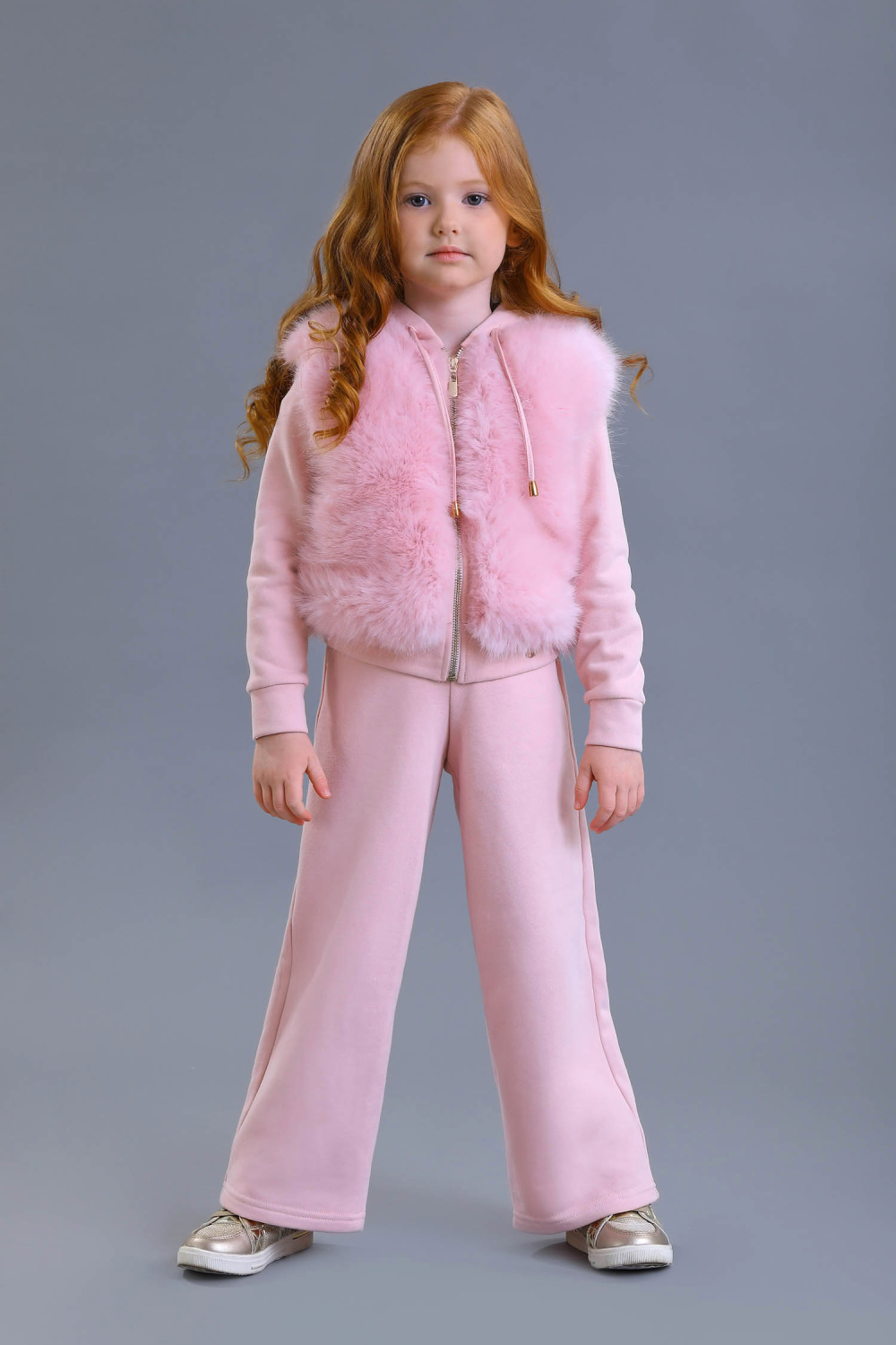 картинка Брюки 2512-822-ТХФТБ (пудровый розовый) от магазина Маленькая Леди