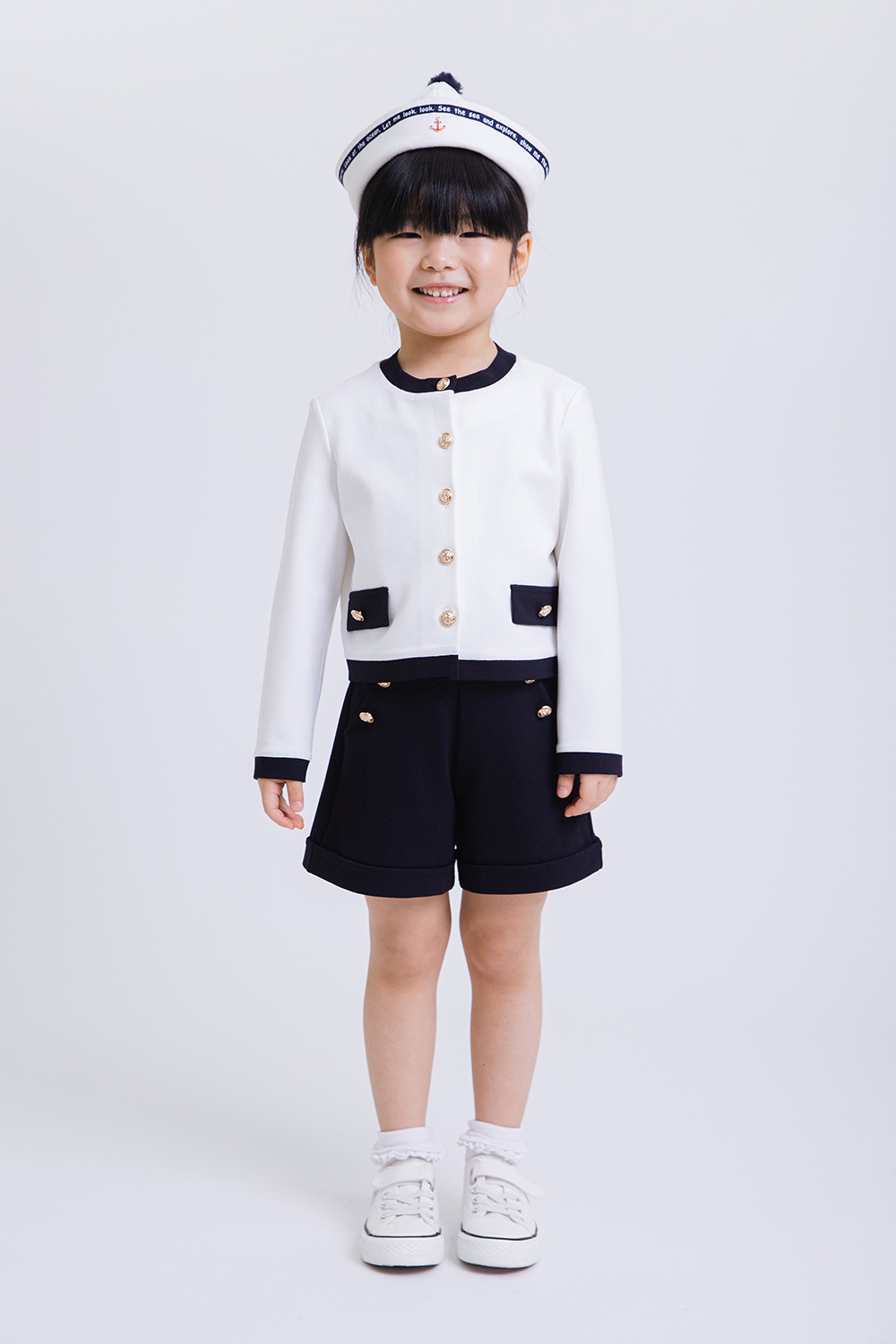 картинка Жакет 3029-326-ТВК-340 (молочный отд синий) от магазина Маленькая Леди