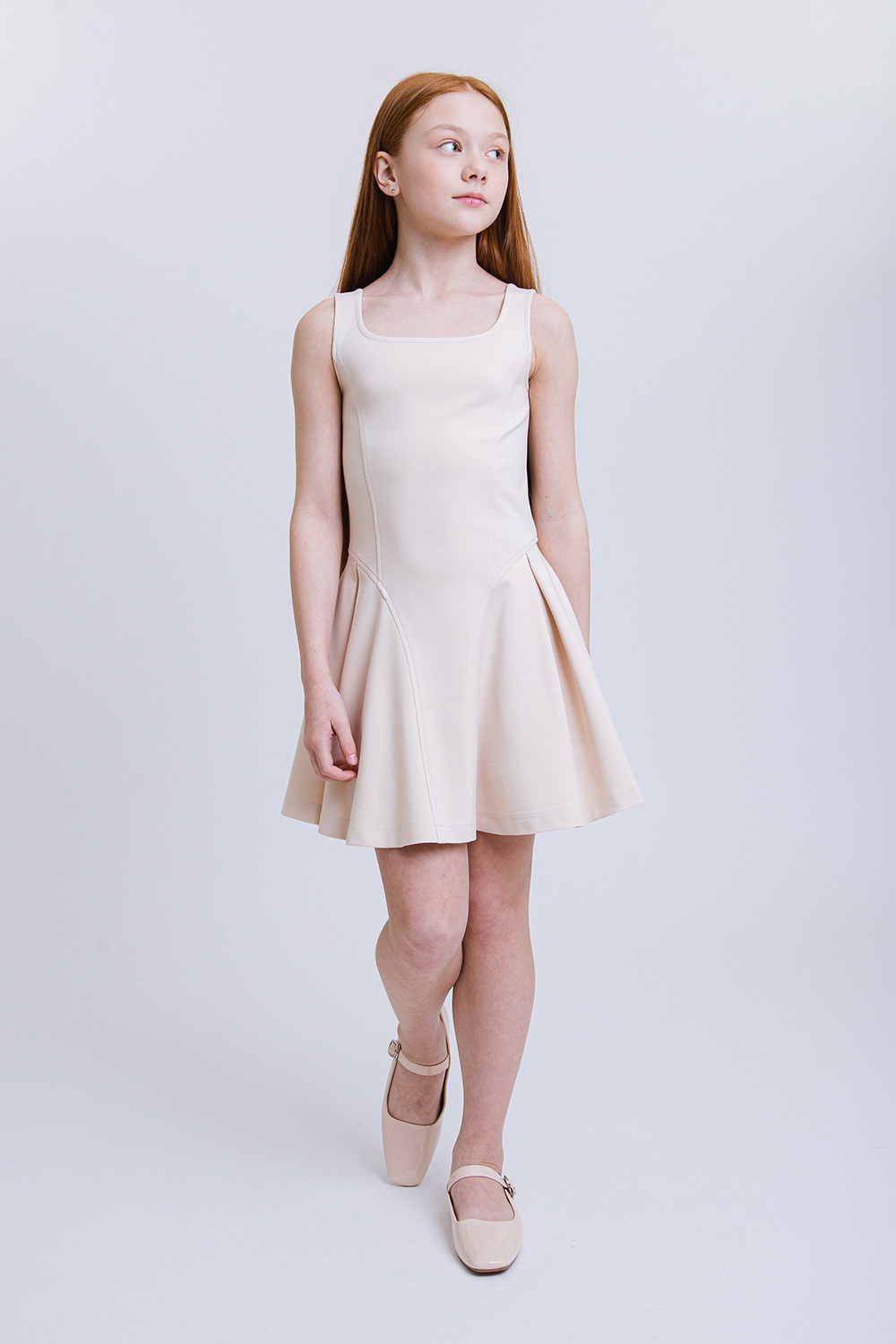 картинка Платье FSL-546-326-ТВК-340 (песочный) от магазина Маленькая Леди