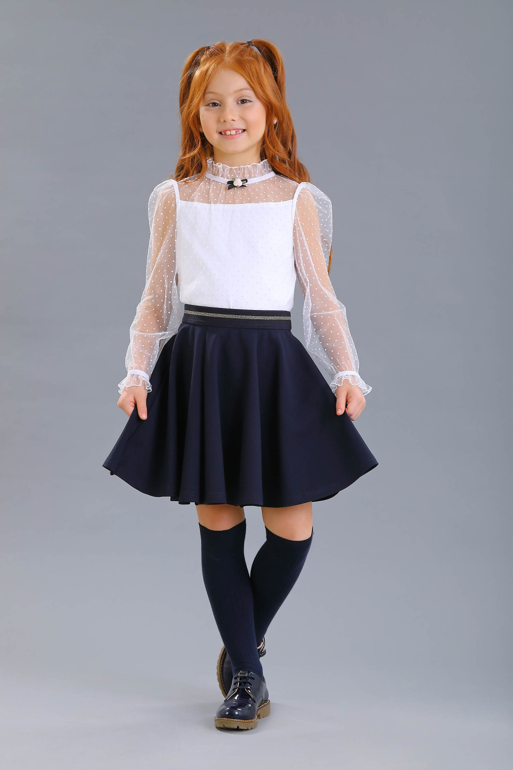 картинка Блузка 2303-523-СМФ (белый) от магазина Маленькая Леди