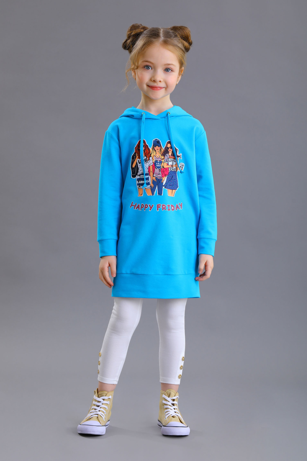 картинка Худи 2266-321-ТХФЭ (бирюзовый) от магазина Маленькая Леди