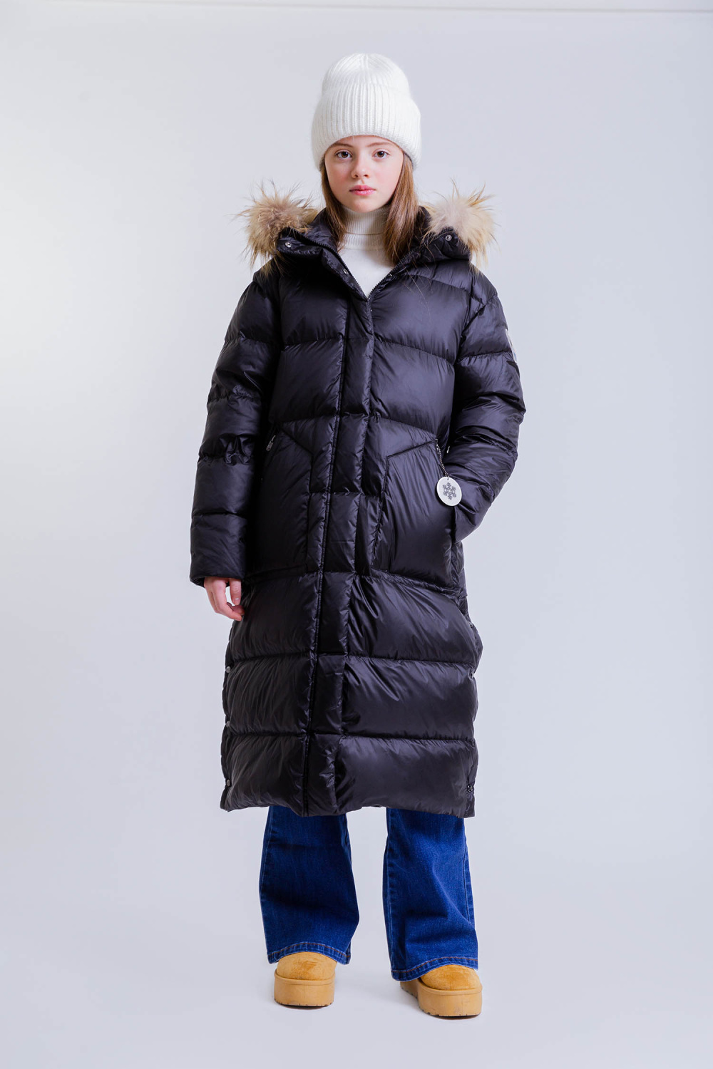 картинка Пуховик 25890Аm-024 (черный) от магазина Маленькая Леди